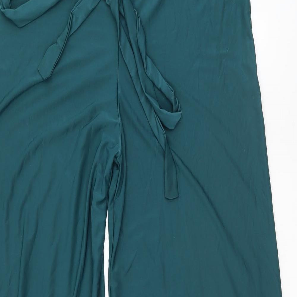 PRETTYLITTLETHING Womens Blue   Trousers  Size 18 L34 in