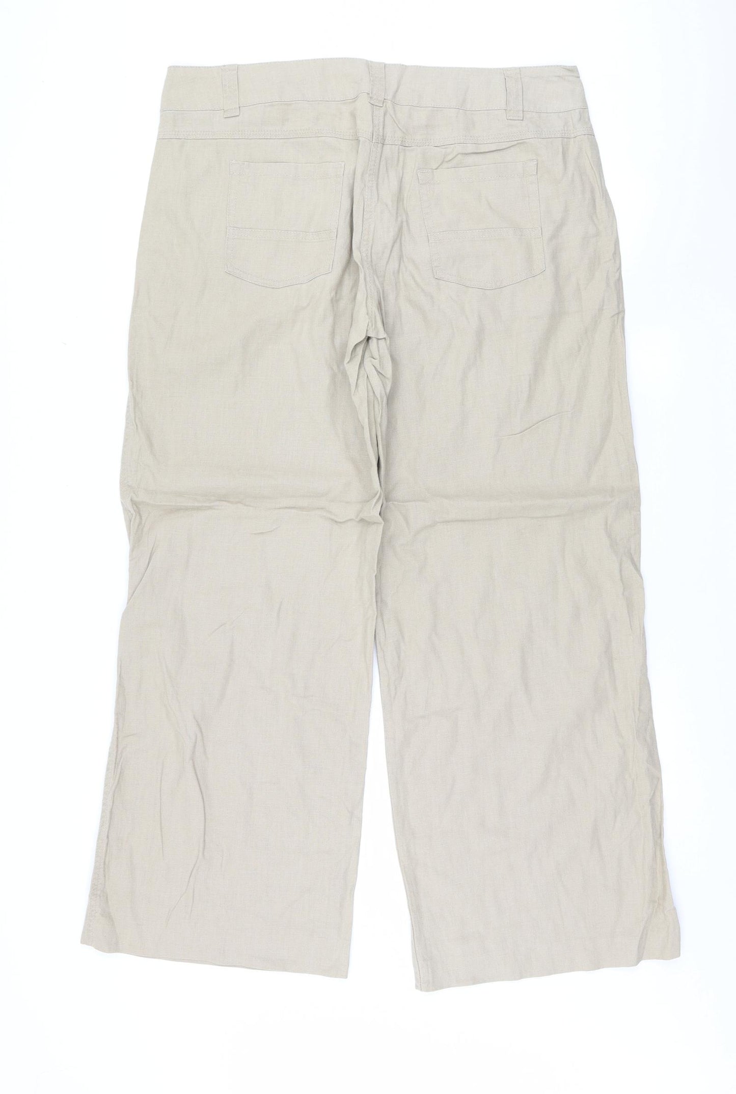 George Womens Beige   Trousers  Size 14 L30 in