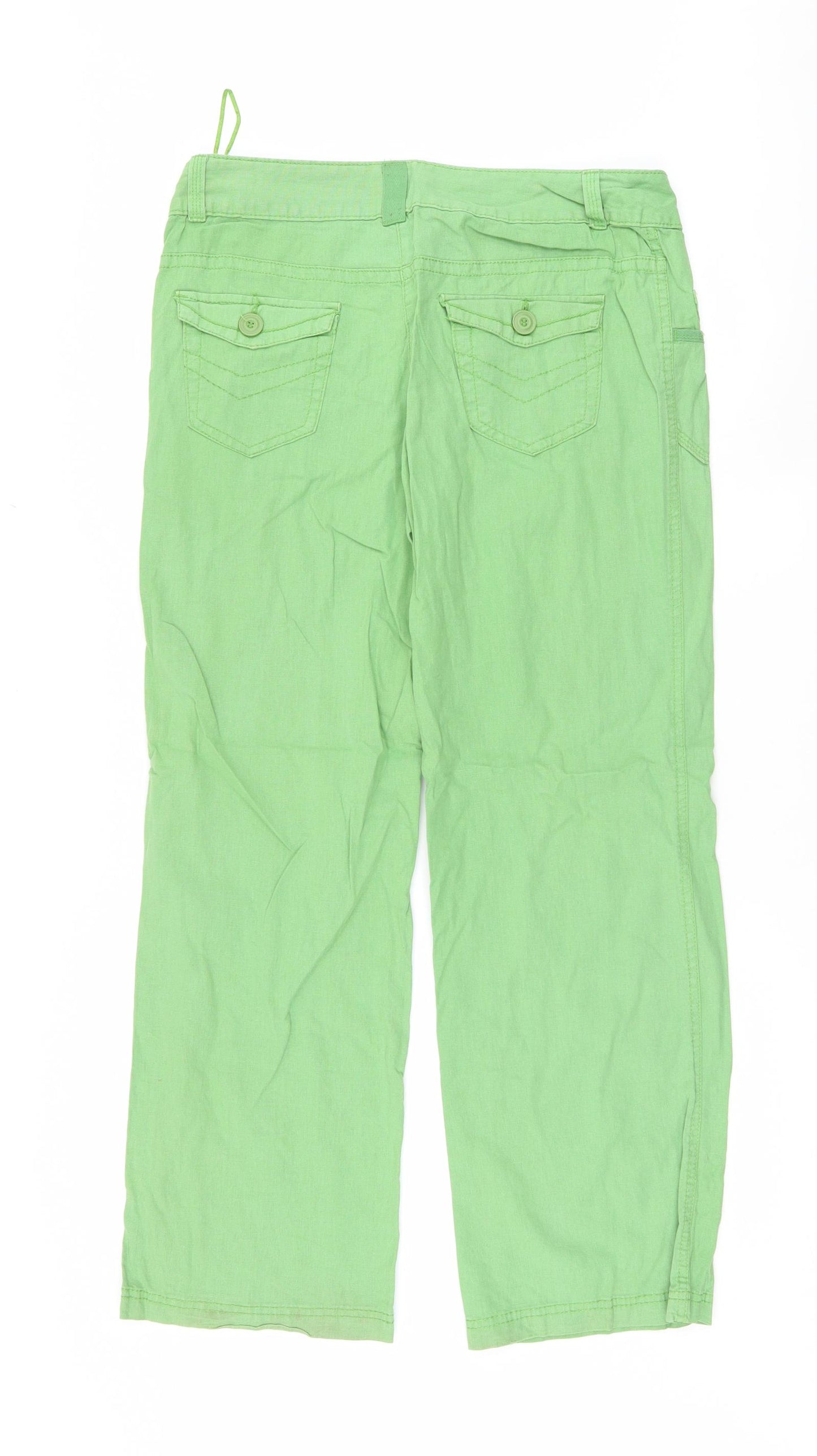 George Womens Green   Trousers  Size 12 L30 in