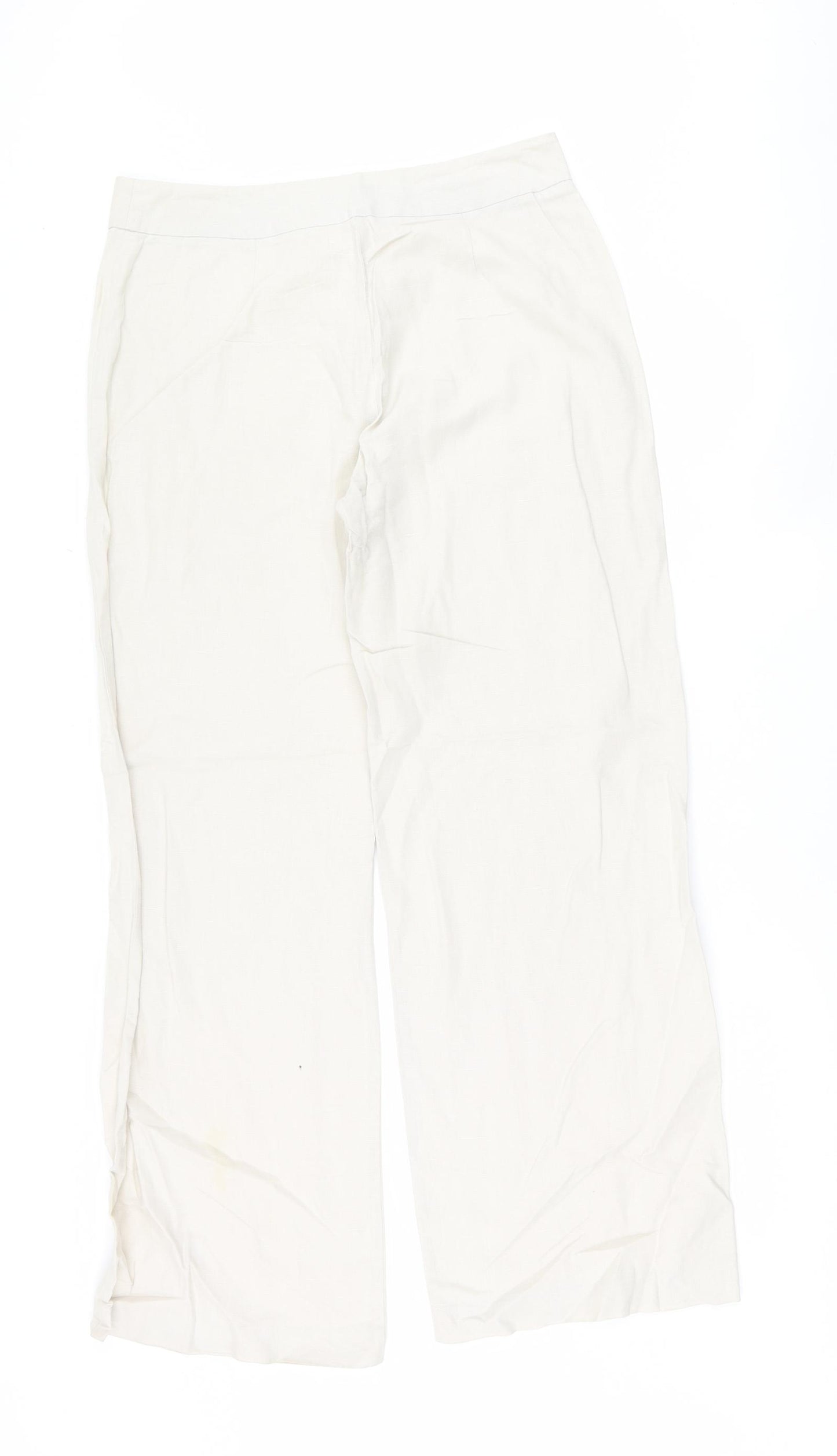 GreatPlains Womens Beige   Trousers  Size 12 L31 in