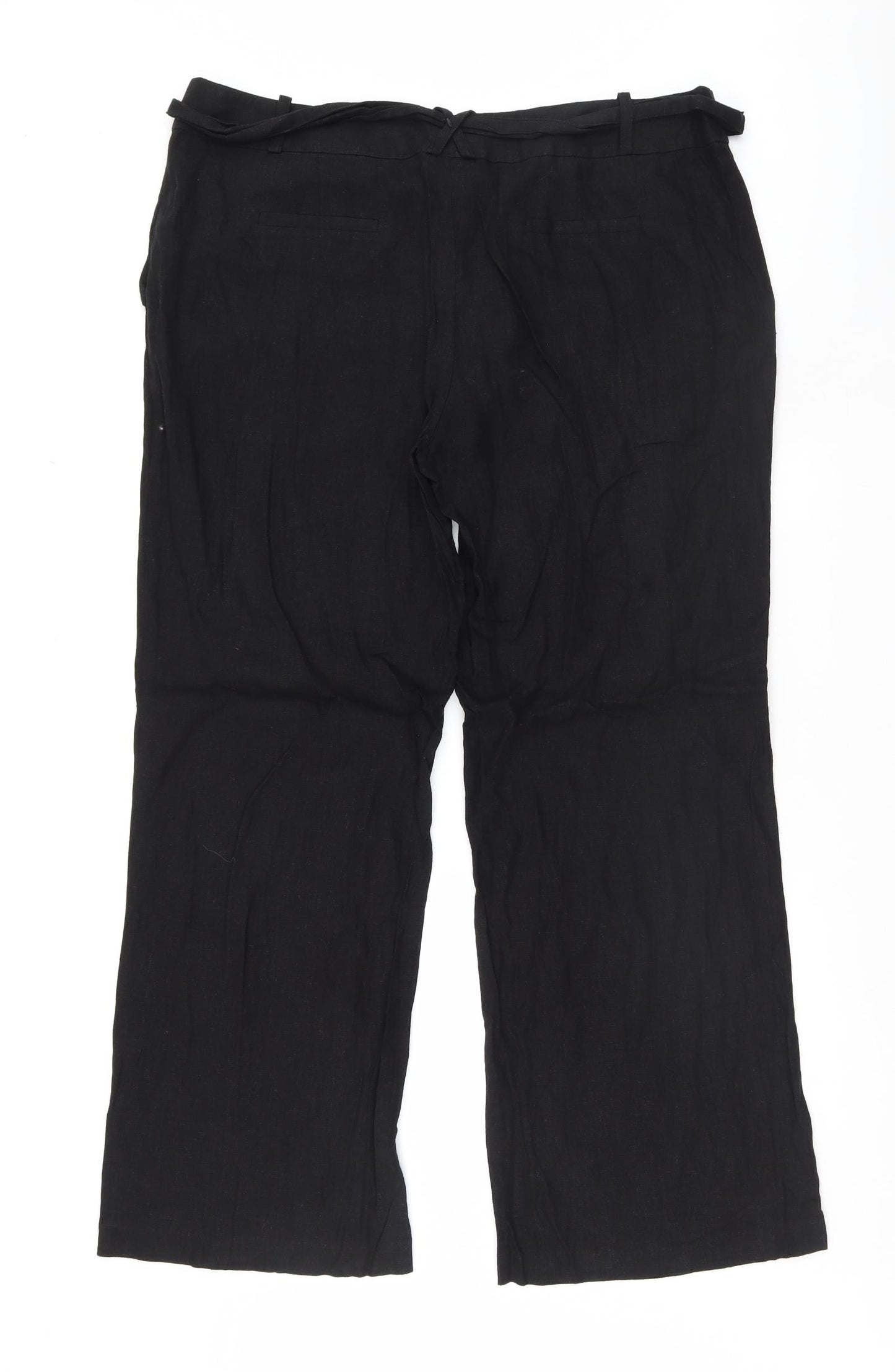 New Look Womens Black   Trousers  Size 16 L30.5 in