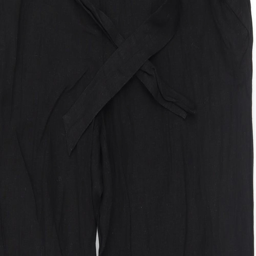 New Look Womens Black   Trousers  Size 16 L30.5 in