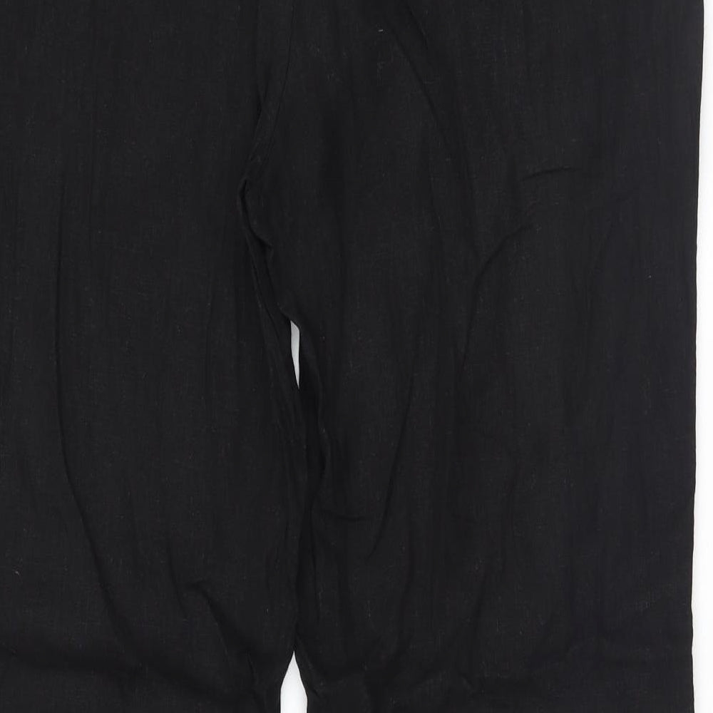 New Look Womens Black   Trousers  Size 16 L30.5 in