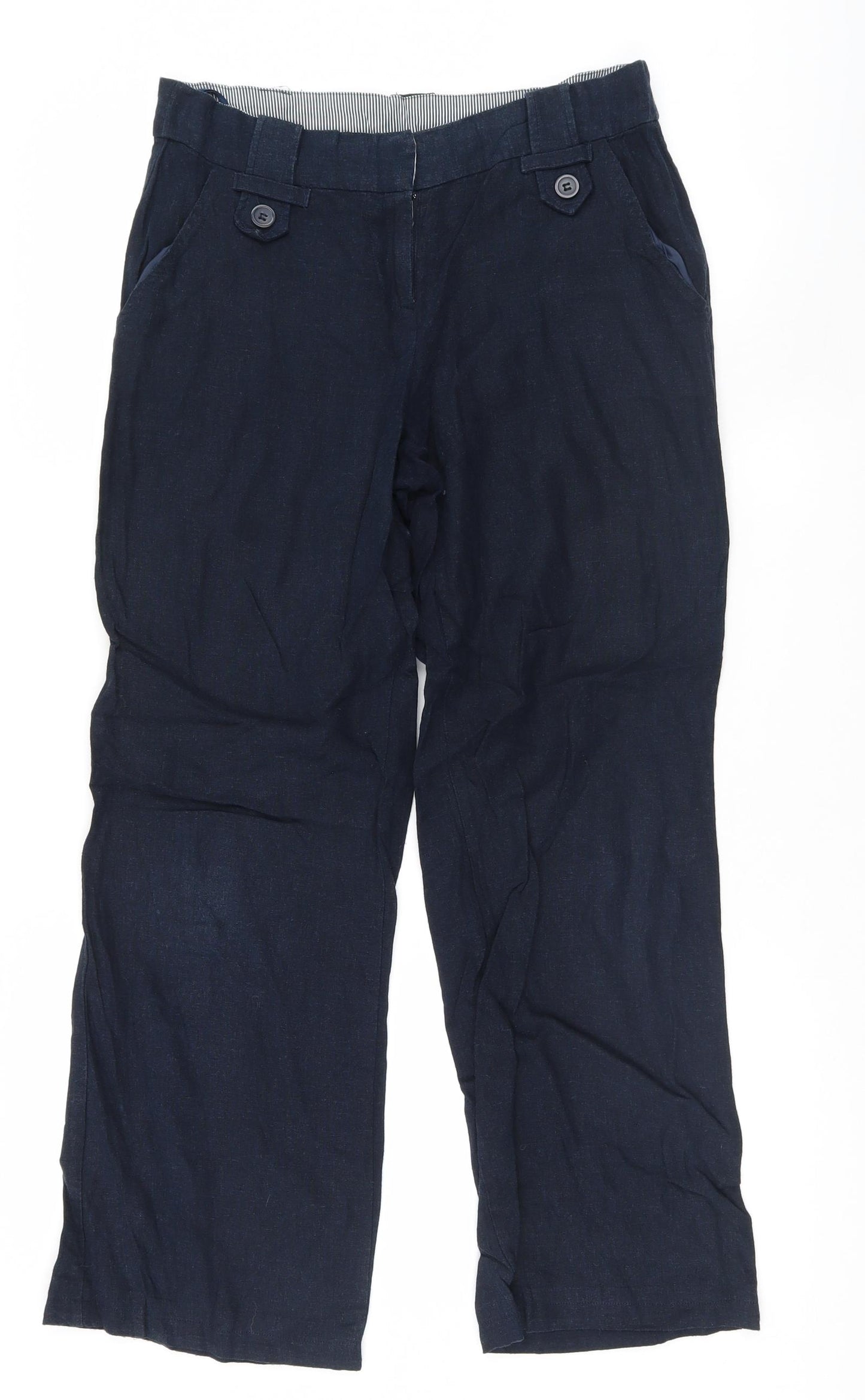 New Look Womens Blue   Trousers  Size 8 L28 in