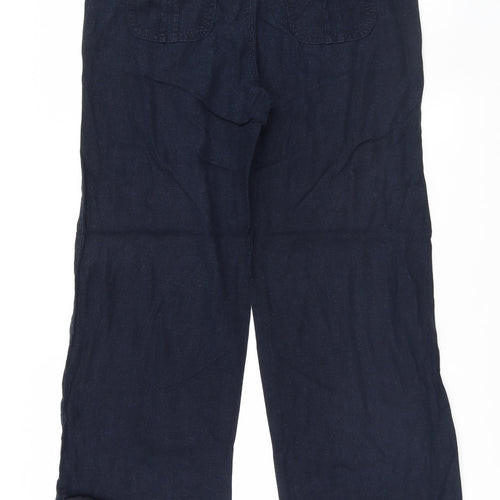 Debenhams Womens Blue   Trousers  Size 10 L29 in