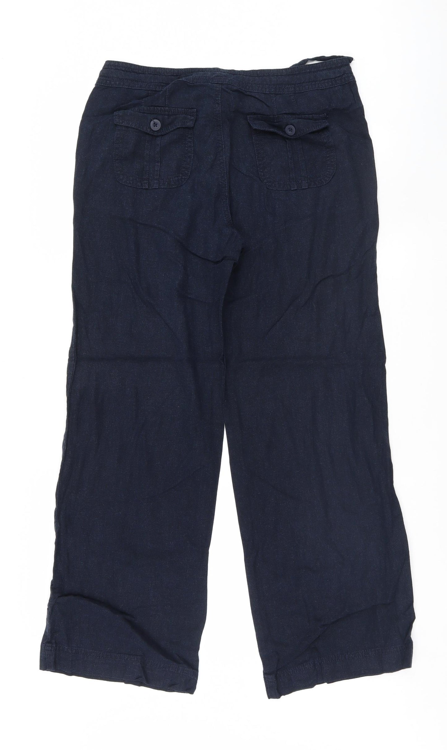 Debenhams Womens Blue   Trousers  Size 10 L29 in
