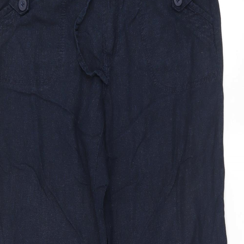 Debenhams Womens Blue   Trousers  Size 10 L29 in