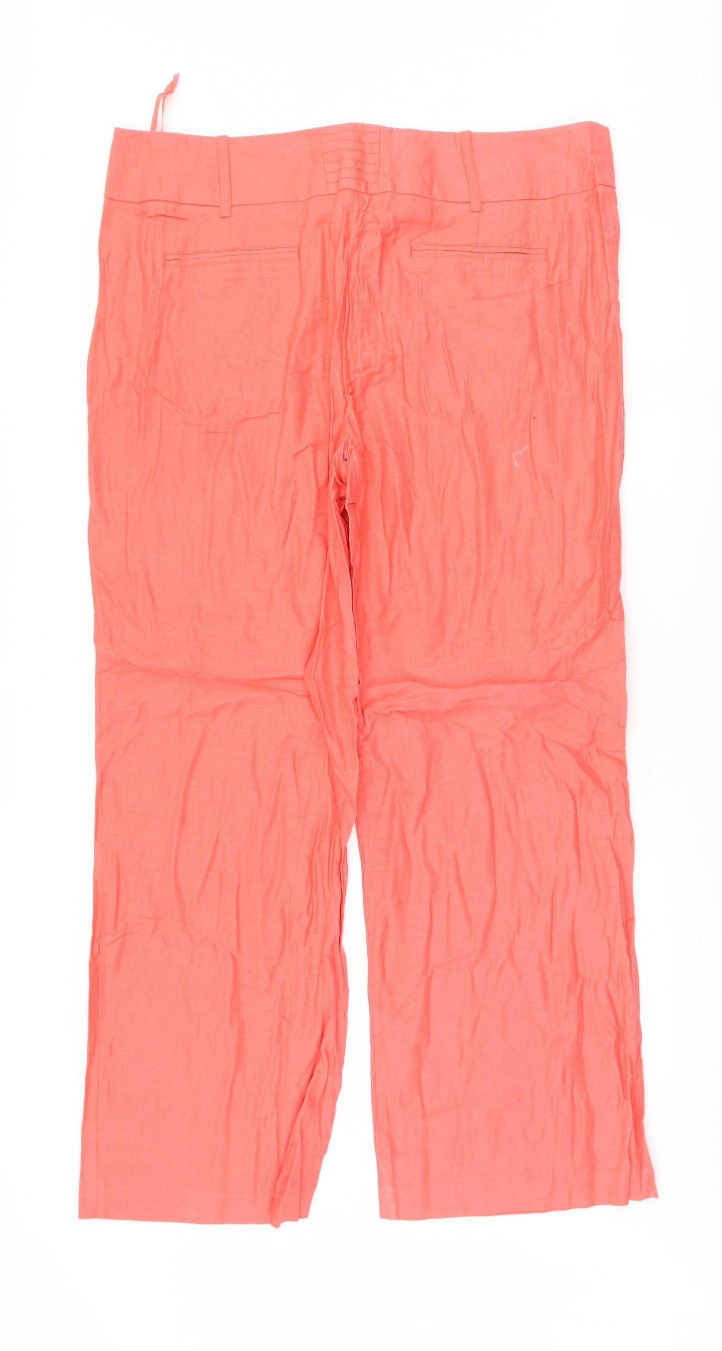 NEXT Womens Pink   Trousers  Size 18 L30.5 in