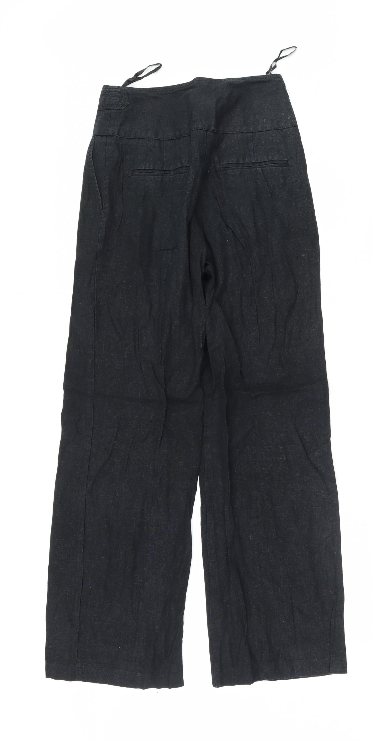 NEXT Womens Black   Trousers  Size 8 L31 in