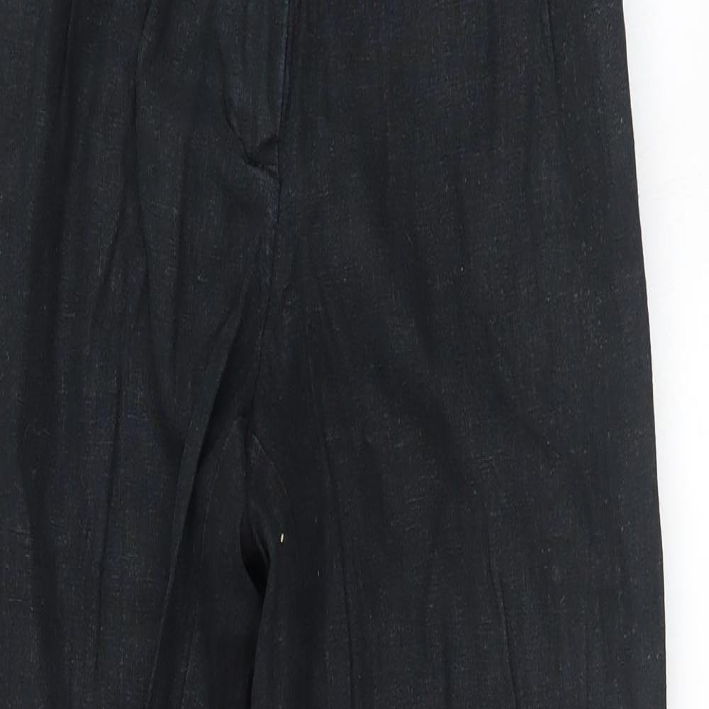 NEXT Womens Black   Trousers  Size 8 L31 in