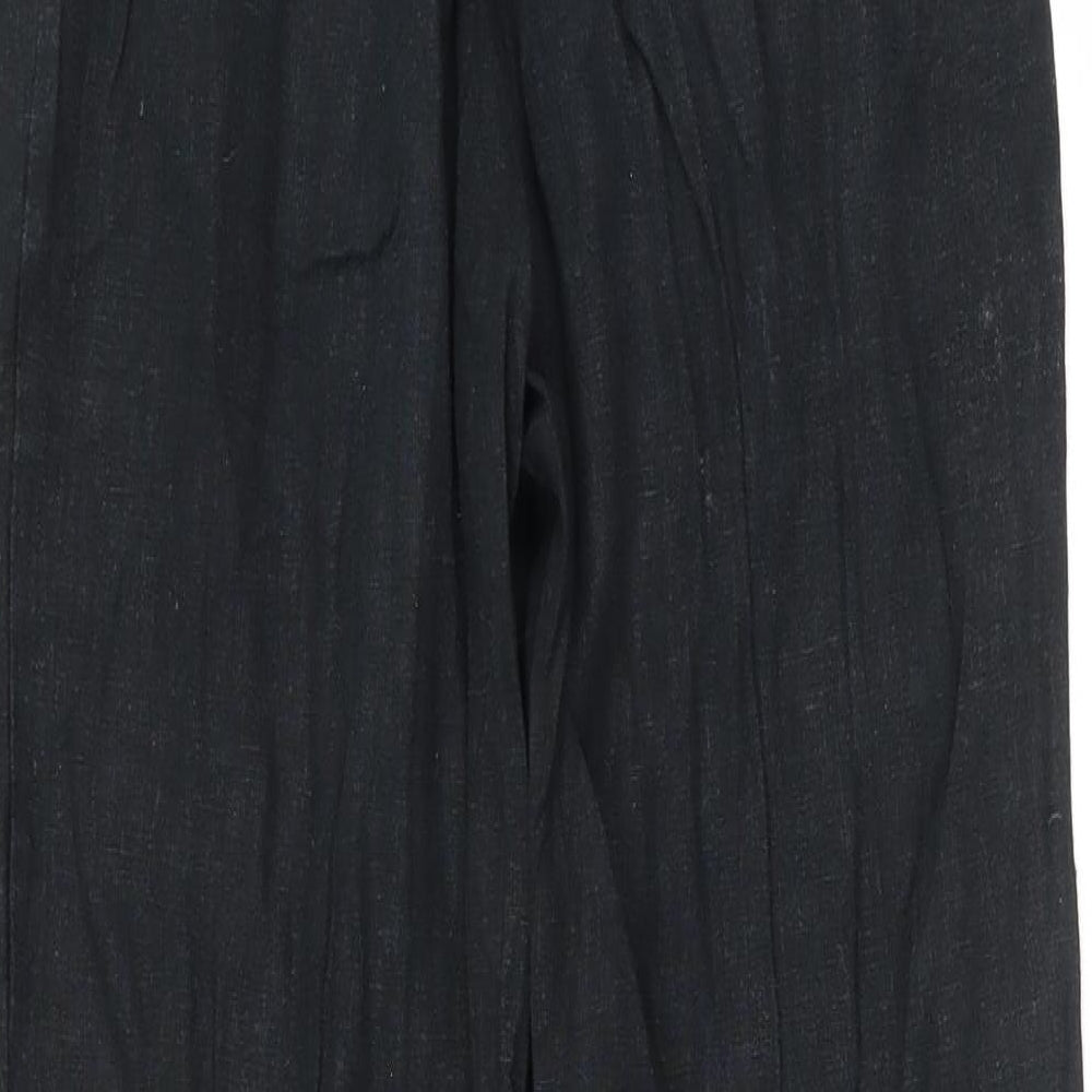 NEXT Womens Black   Trousers  Size 8 L31 in