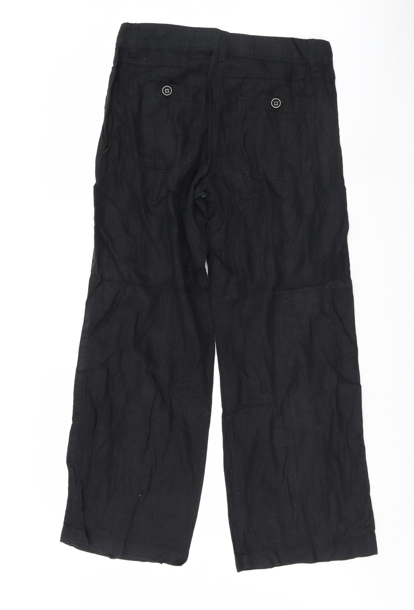 George Womens Black   Trousers  Size 12 L30 in