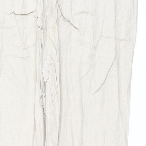 Marks and Spencer Womens Beige   Trousers  Size 18 L28 in