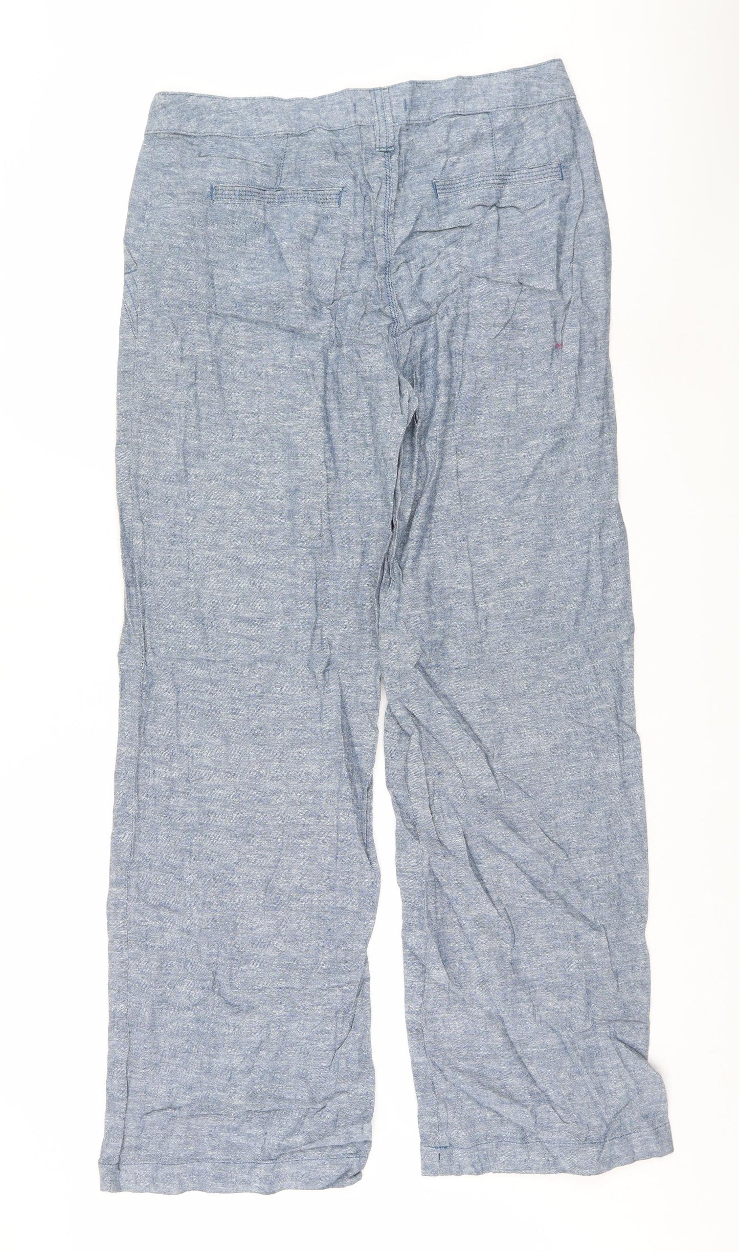 TU Womens Blue   Trousers  Size 10 L31 in