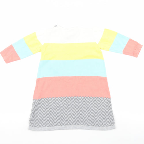bonnie kids london Girls Multicoloured Striped  Pullover Jumper Size 4-5 Years