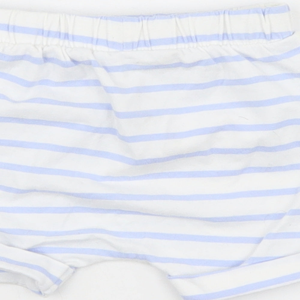 Matalan Baby Multicoloured Striped  Cropped Trousers Size 3-6 Months