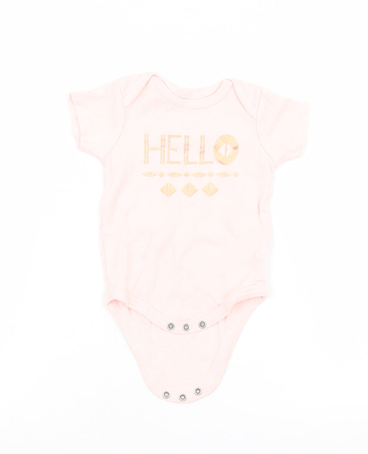 chick pea Girls Pink Babygrow One-Piece Size 3-6 Months