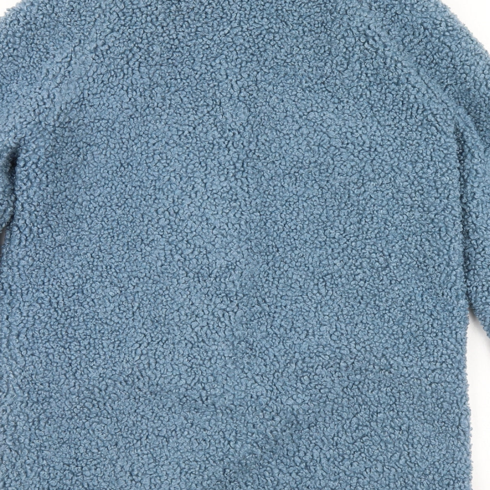 Marks and Spencer Womens Blue   Quilted Coat Size 8