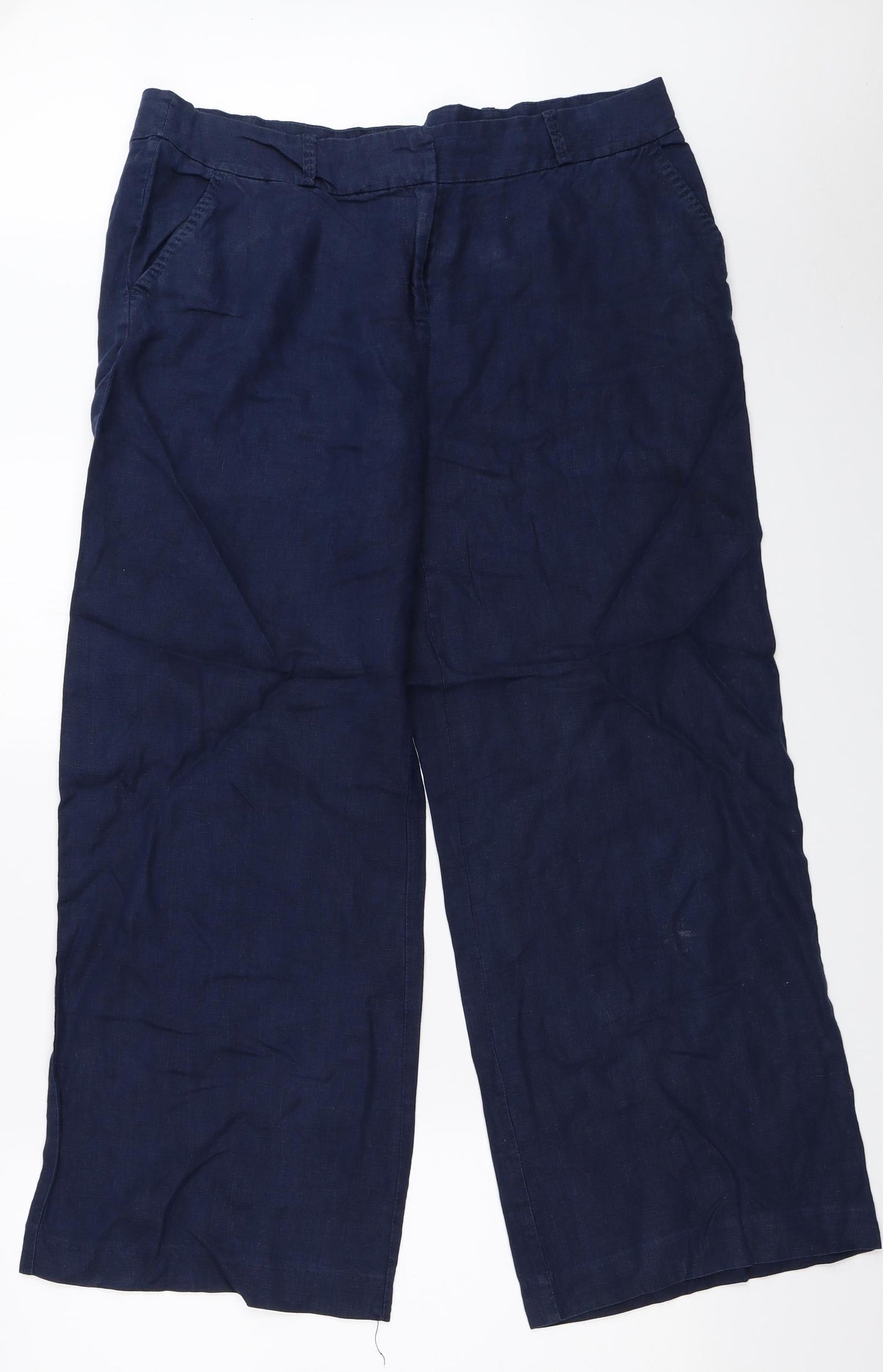 TU Womens Blue   Trousers  Size 16 L28 in