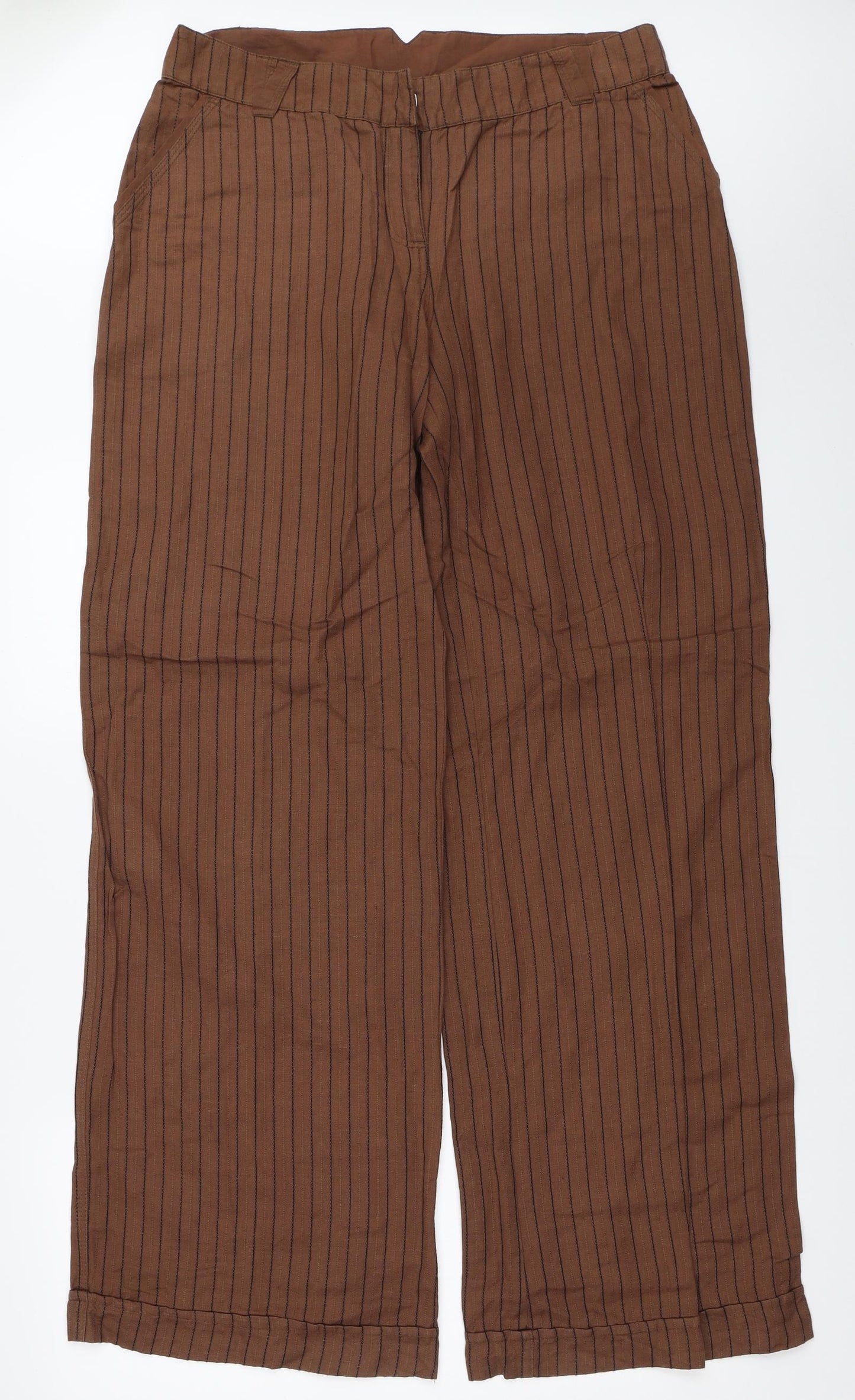 NEXT Womens Brown   Trousers  Size 16 L34 in