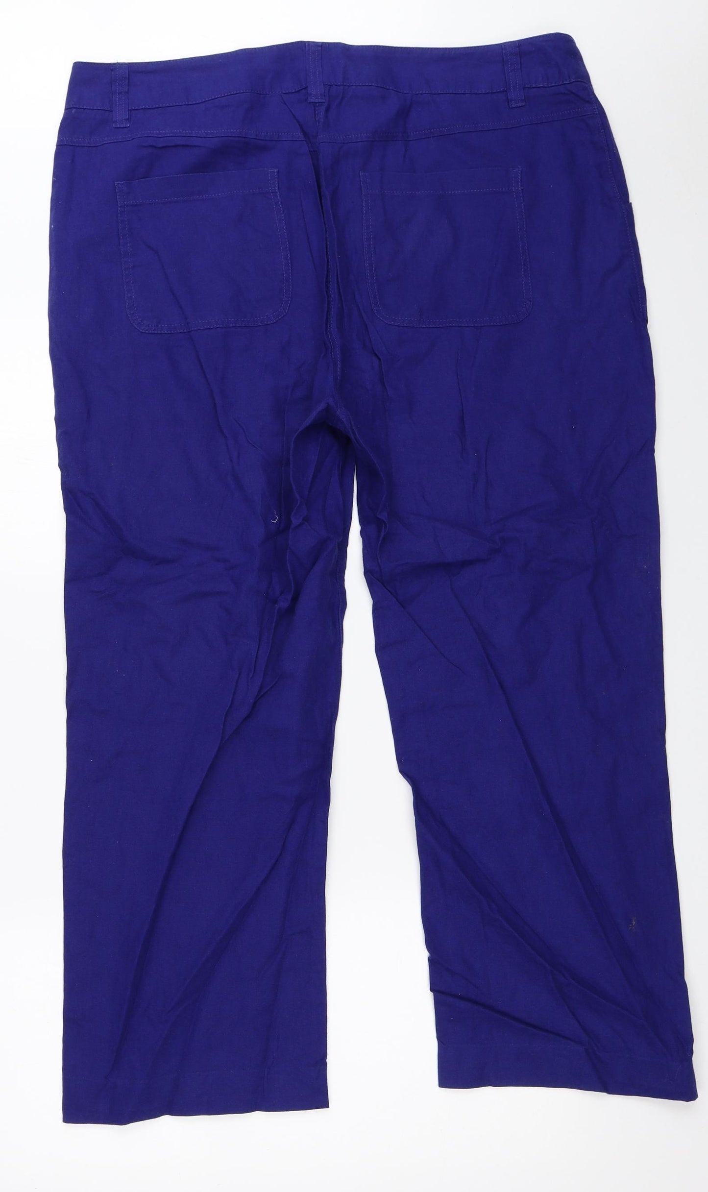 DASH Womens Blue   Trousers  Size 18 L26 in