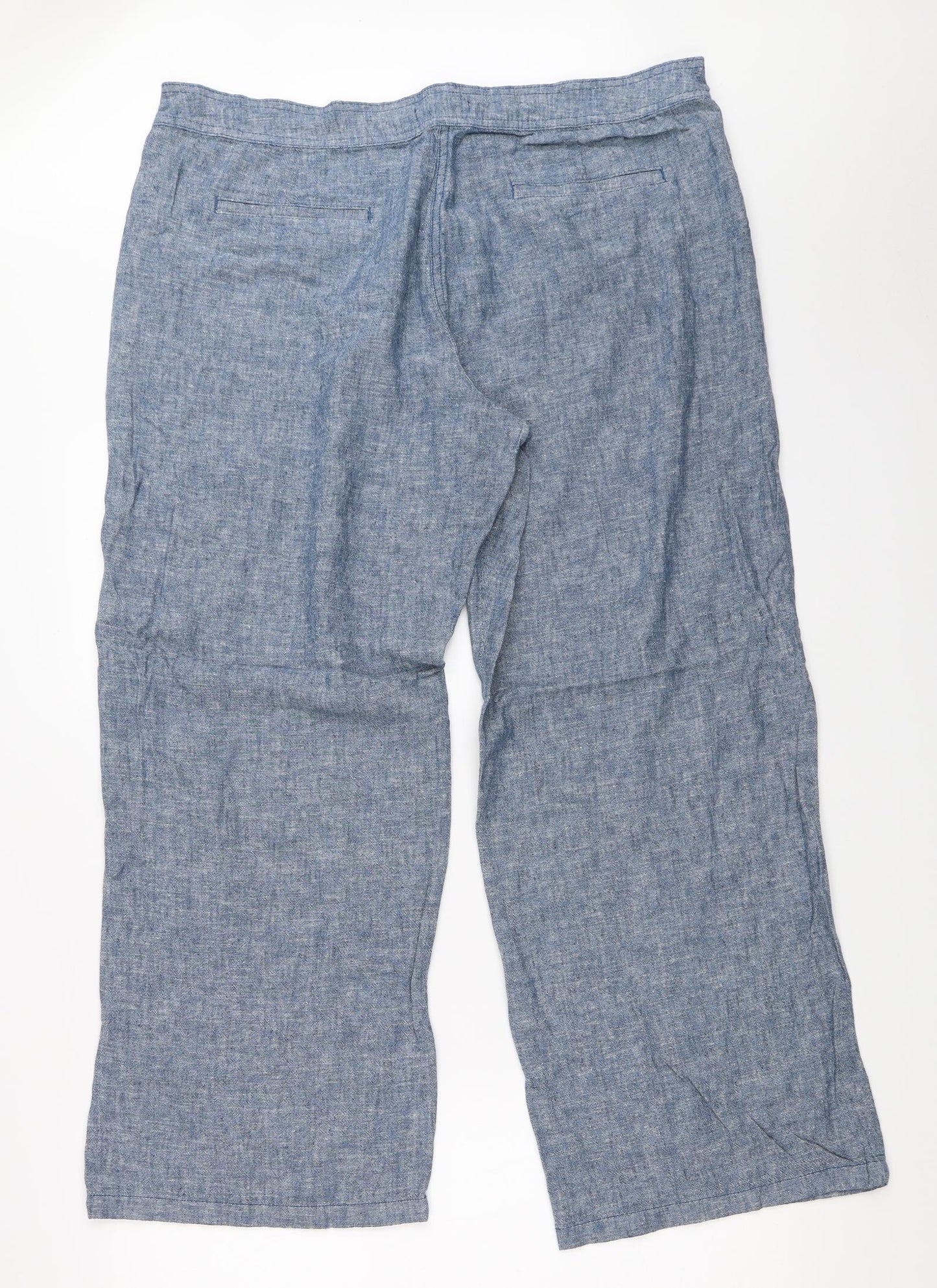 TU Womens Blue   Trousers  Size 16 L28 in
