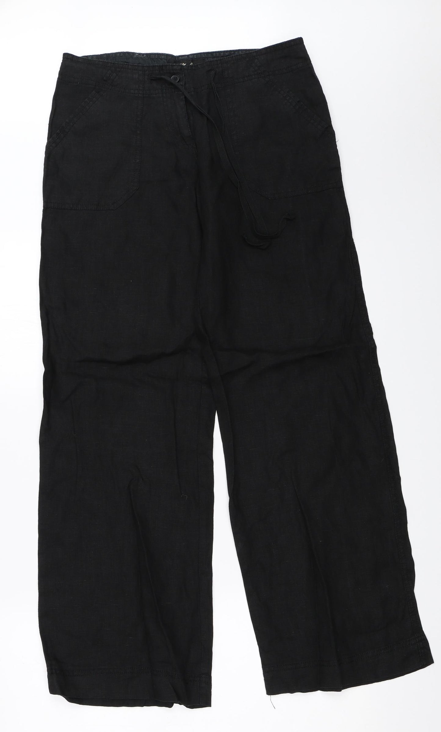 Atmosphere Womens Black   Trousers  Size 8 L31 in