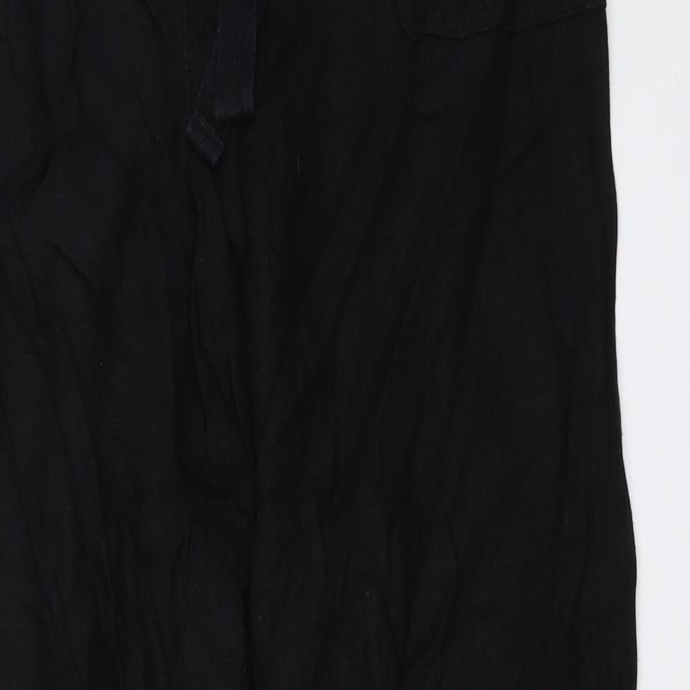 F&F Womens Black   Trousers  Size 10 L30 in