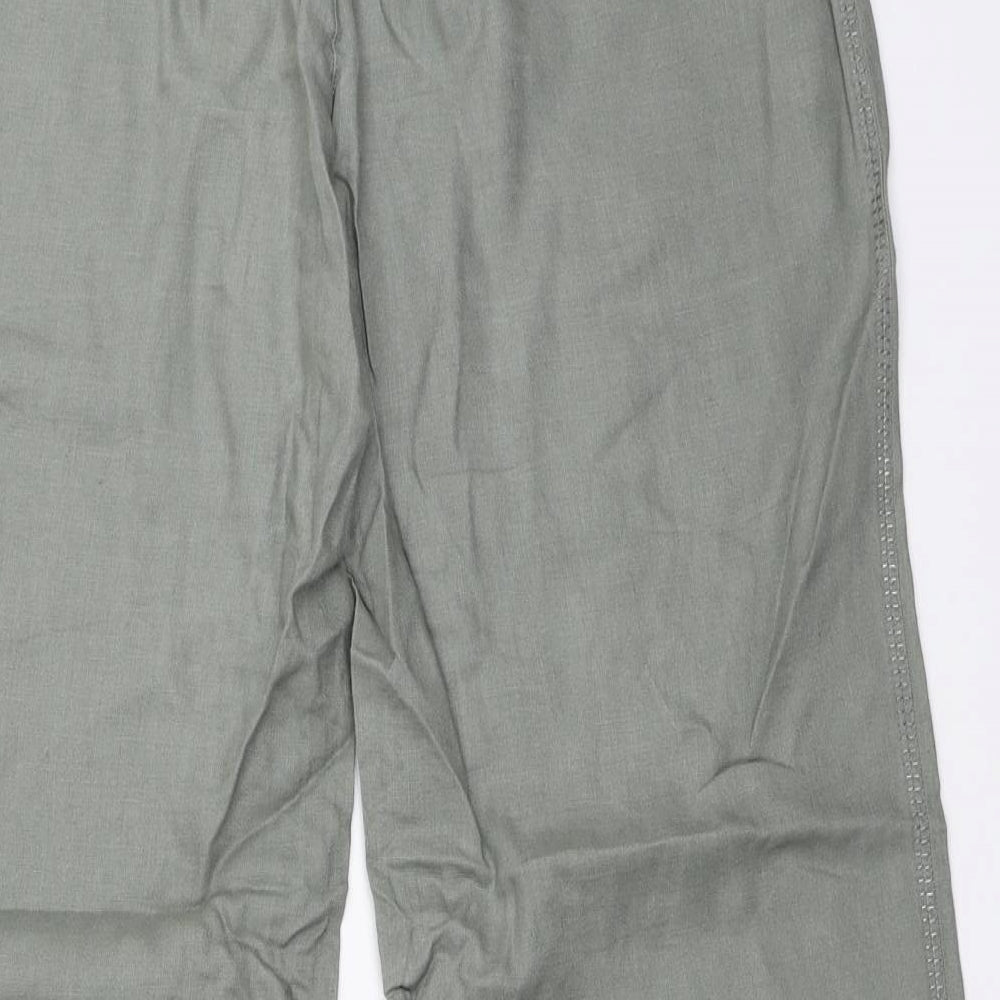 Per Una Womens Green   Trousers  Size 10 L29 in