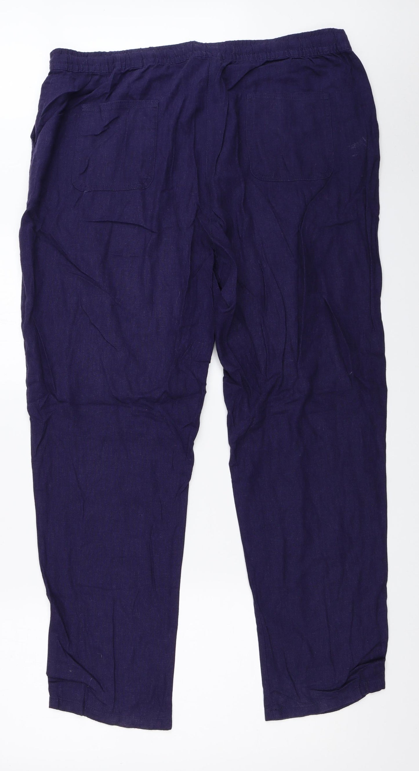 Bonmarché Womens Blue   Trousers  Size 18 L29 in