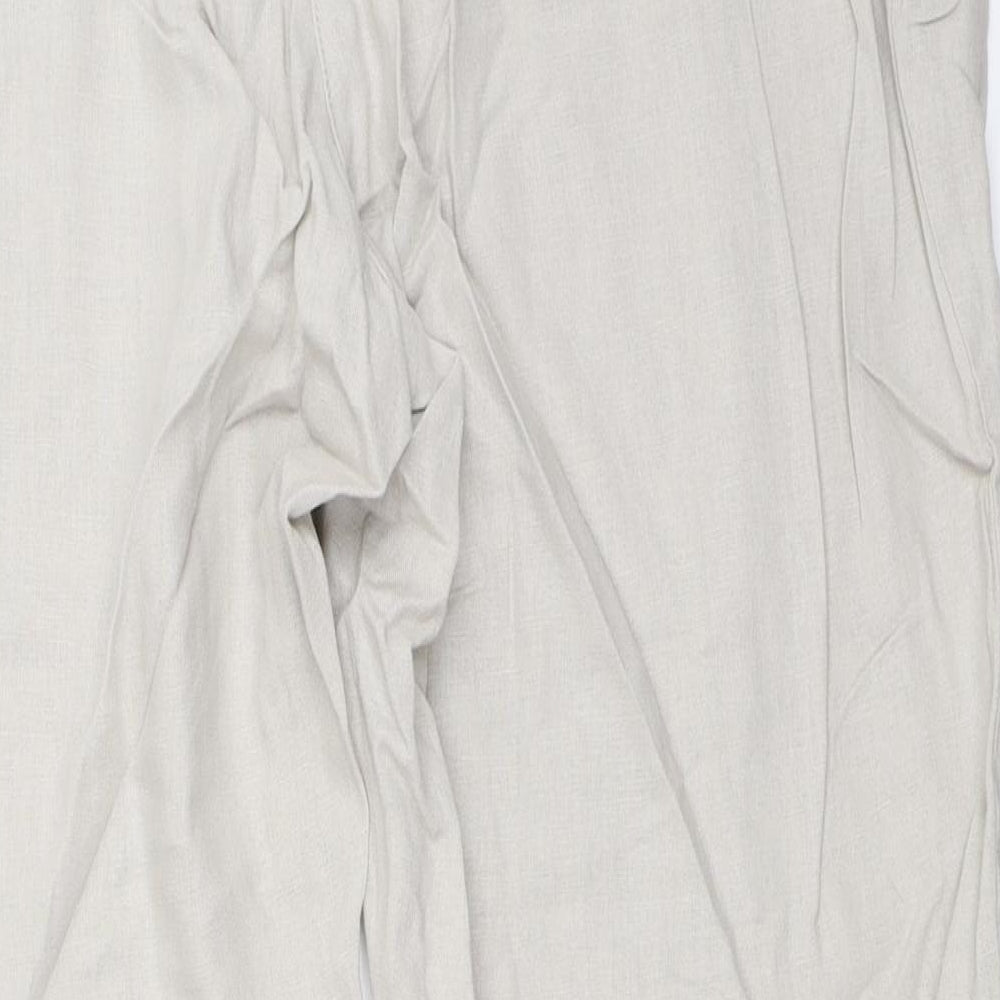 Bonmarché Womens Beige   Trousers  Size 18 L29 in