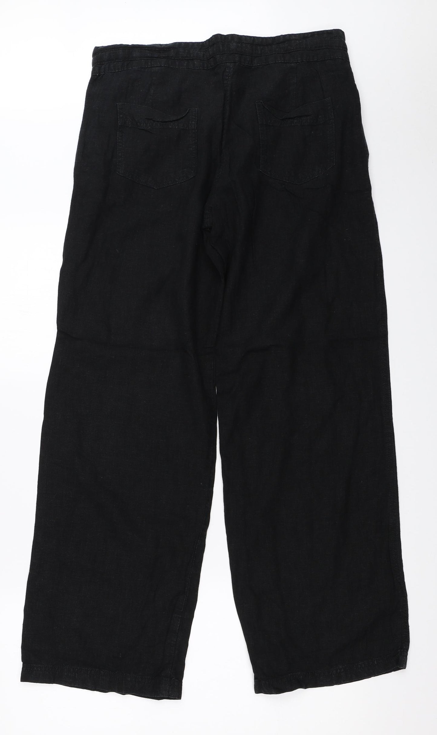 NEXT Womens Black   Trousers  Size 12 L31 in