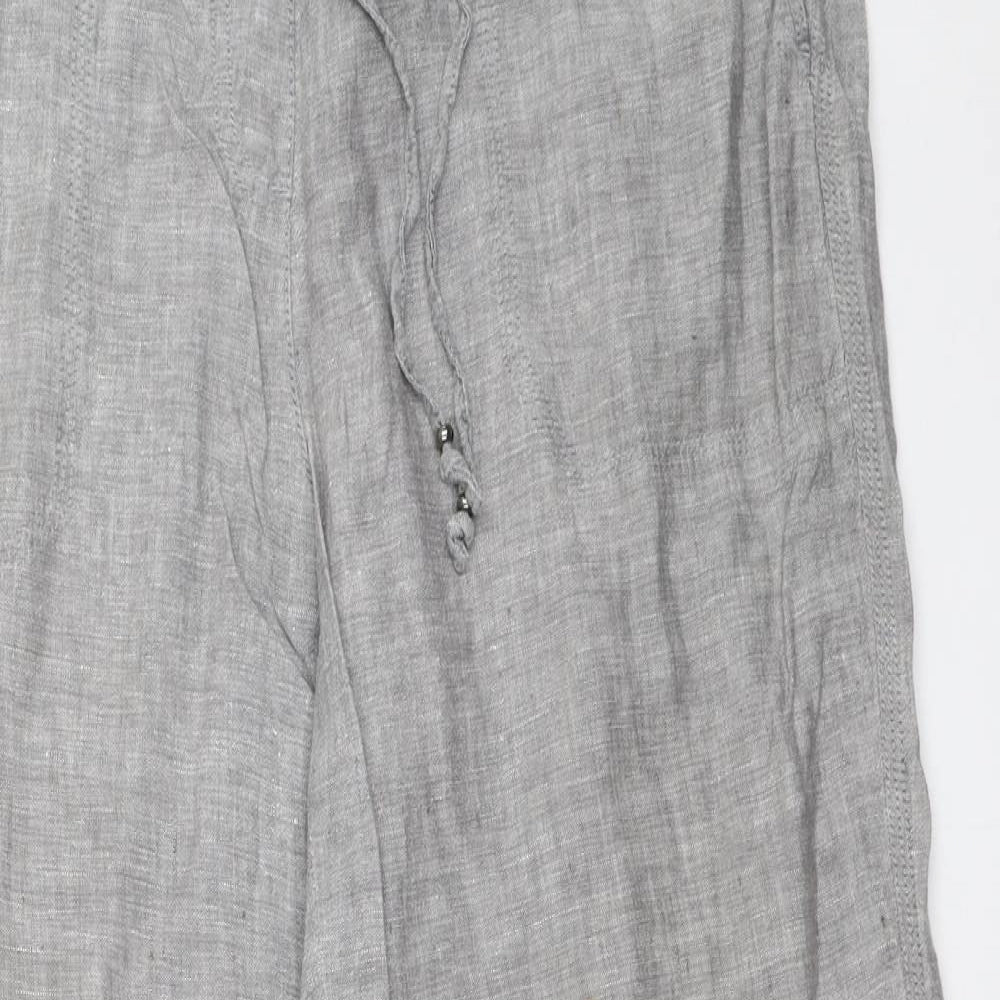 Marks and Spencer Womens Grey   Trousers  Size 14 L28 in