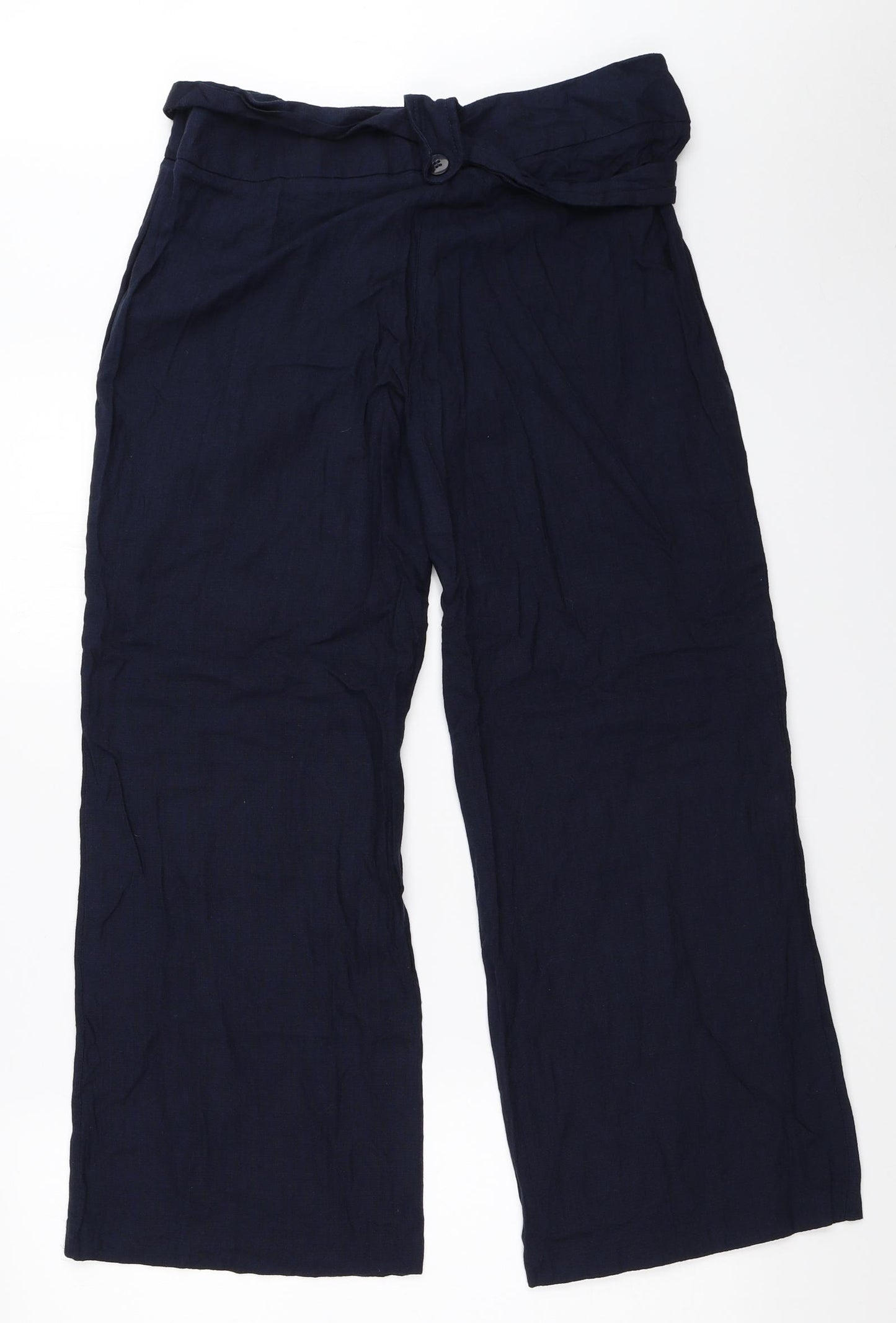 Debenhams Womens Blue   Trousers  Size 14 L26 in