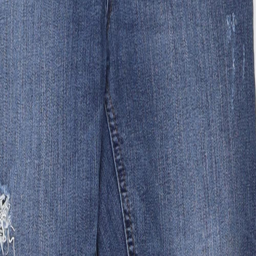 Primark Womens Blue  Denim Skinny Jeans Size 10 L27 in