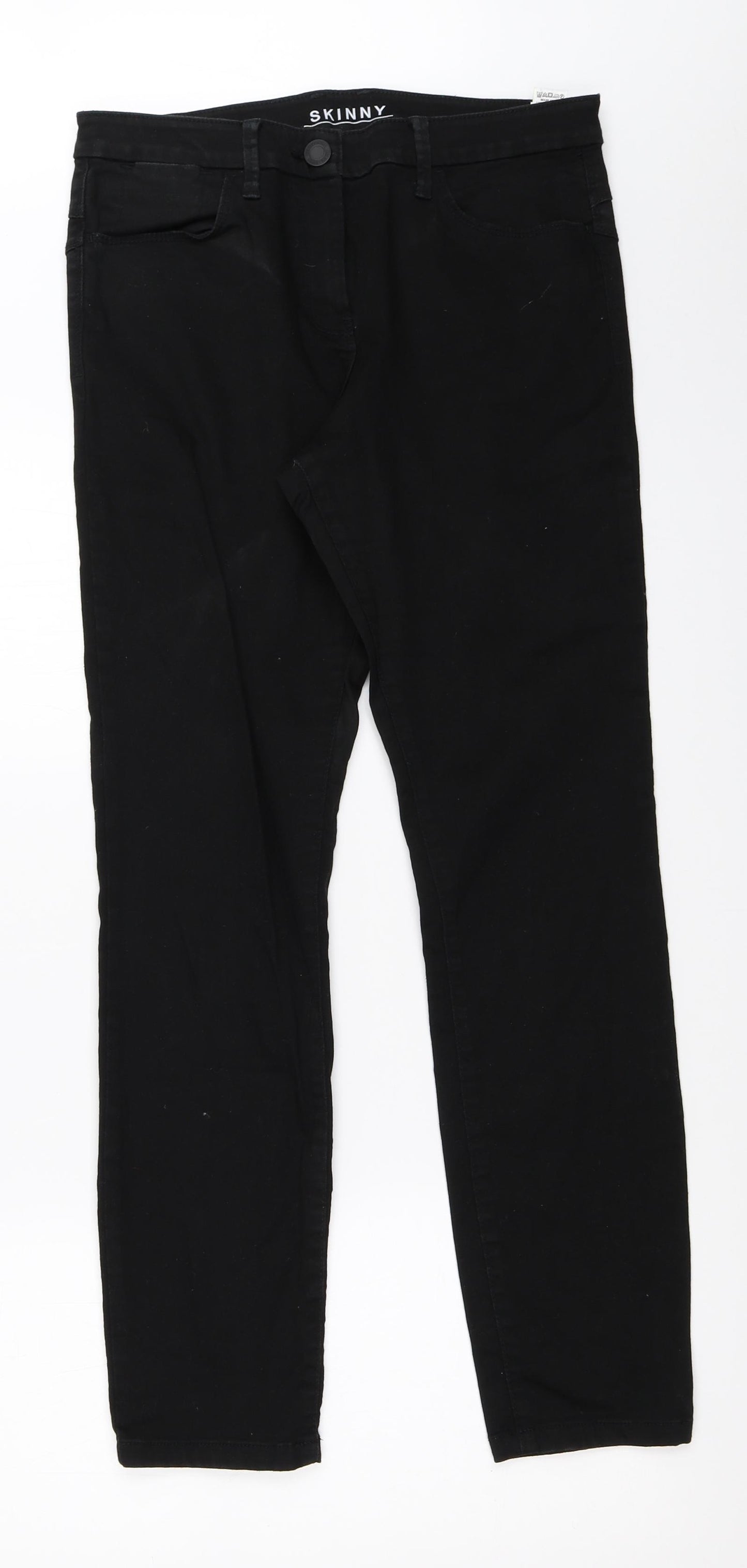 Marks and Spencer Womens Black   Skinny Jeans Size 12 L28.5 in