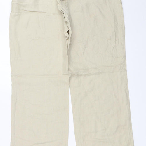 H&M Womens Beige   Trousers  Size 36 L31 in