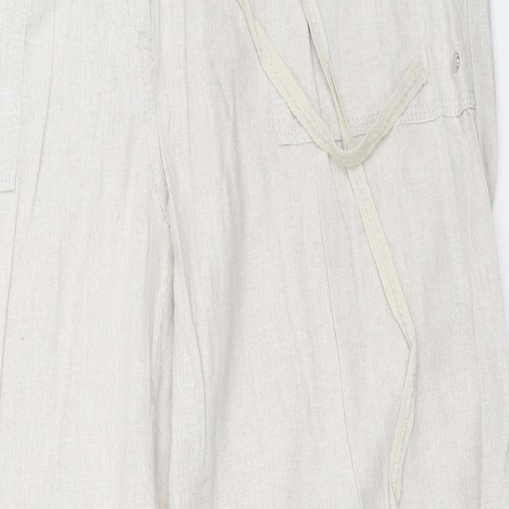Matalan Womens Beige   Trousers  Size 20 L30 in