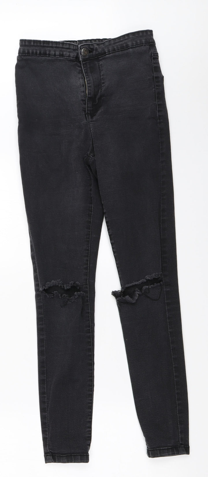 Primark Womens Black Skinny Jeans Size 10 L27 in