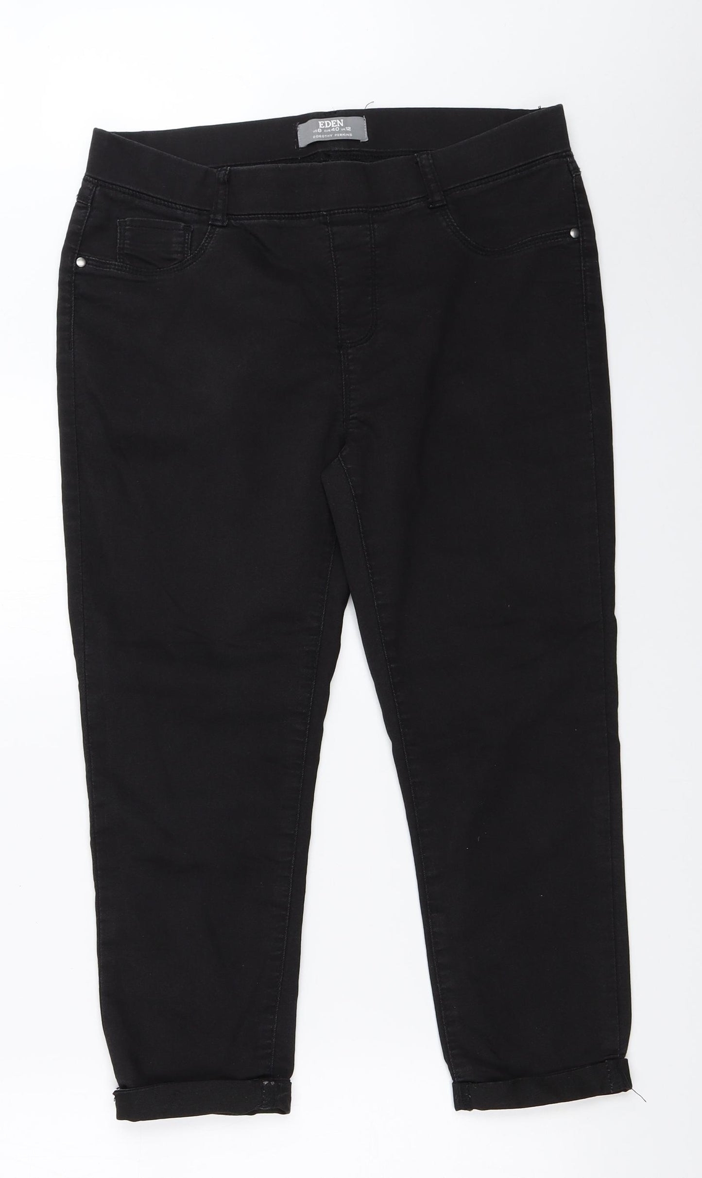 Dorothy Perkins Womens Black   Jegging Jeans Size 12 L21.5 in