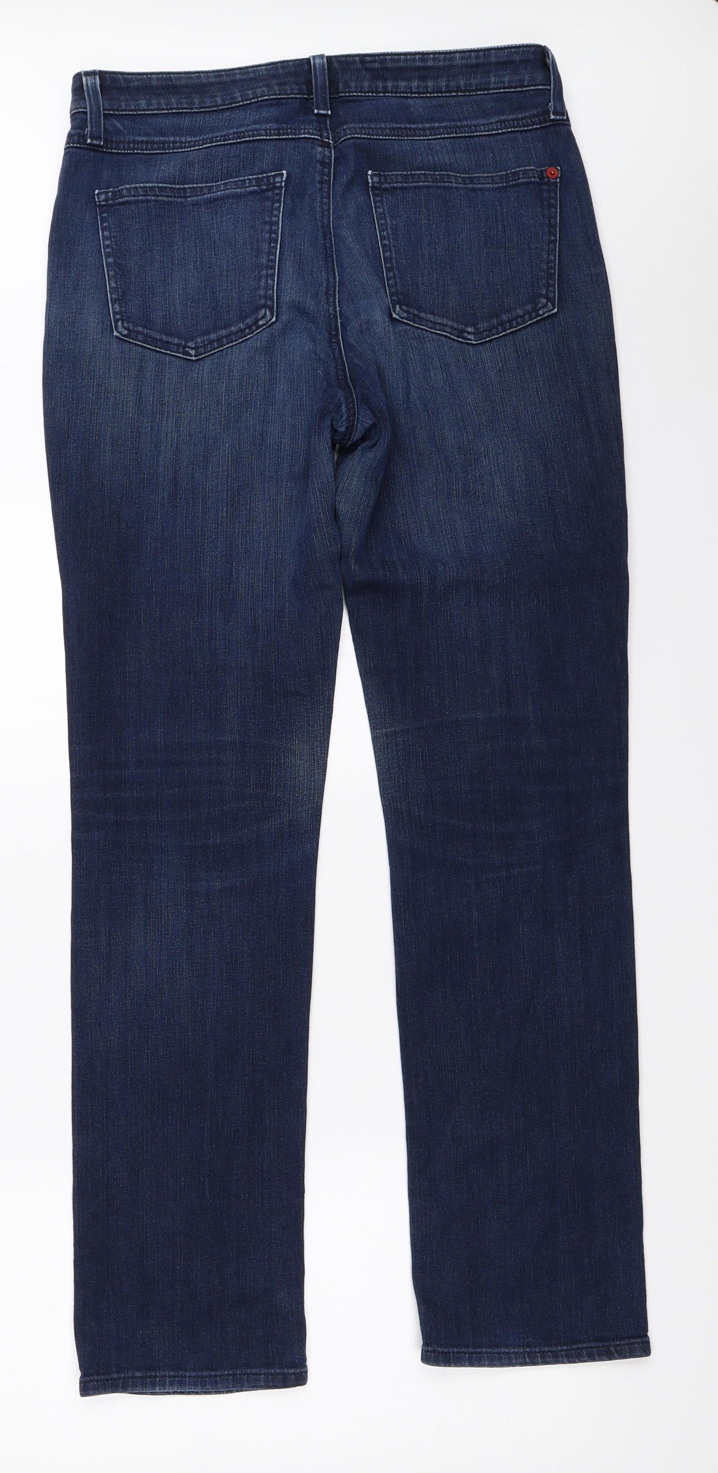 Spanx Womens Blue   Straight Jeans Size 18 L32 in