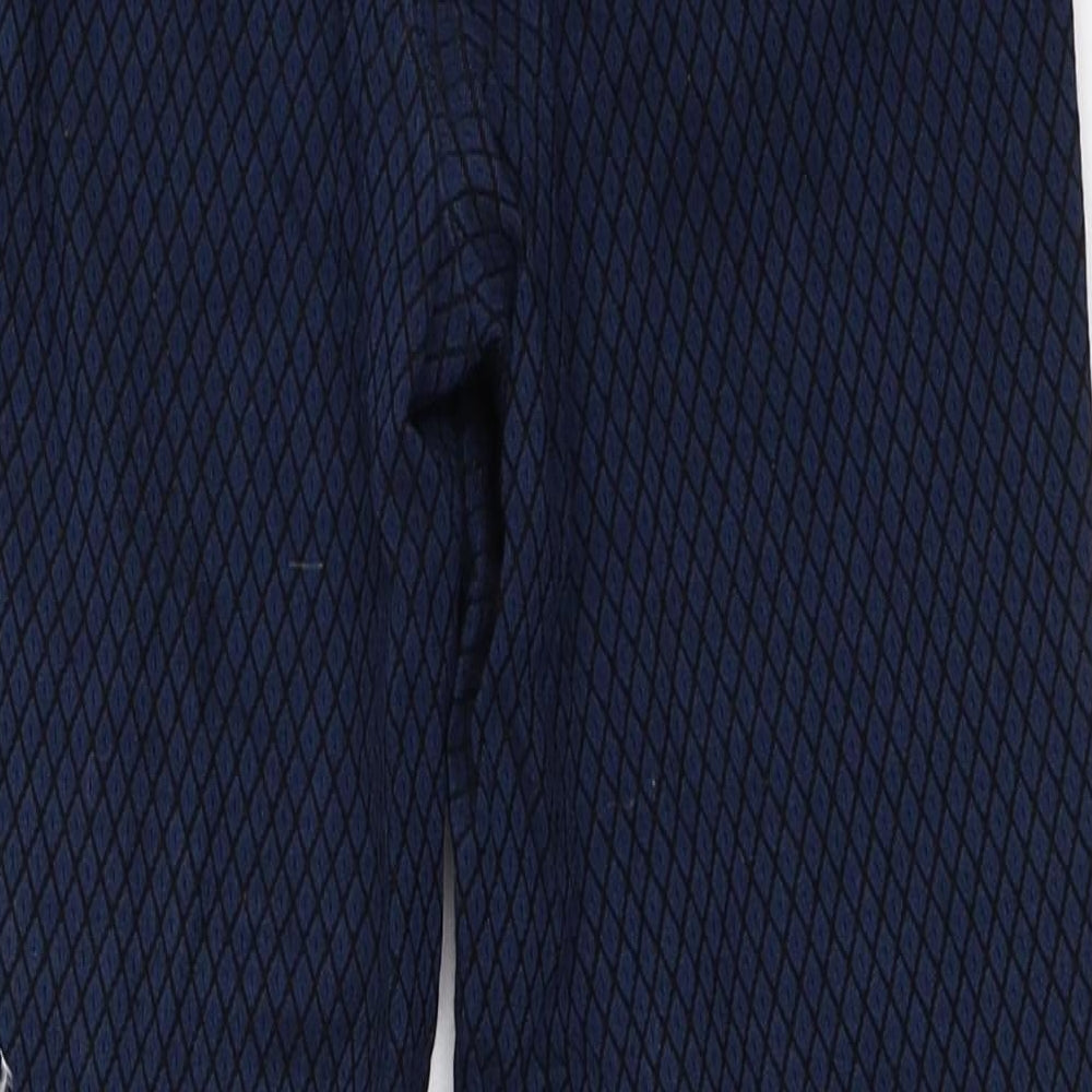 Papaya Womens Blue   Capri Trousers Size 12 L26 in