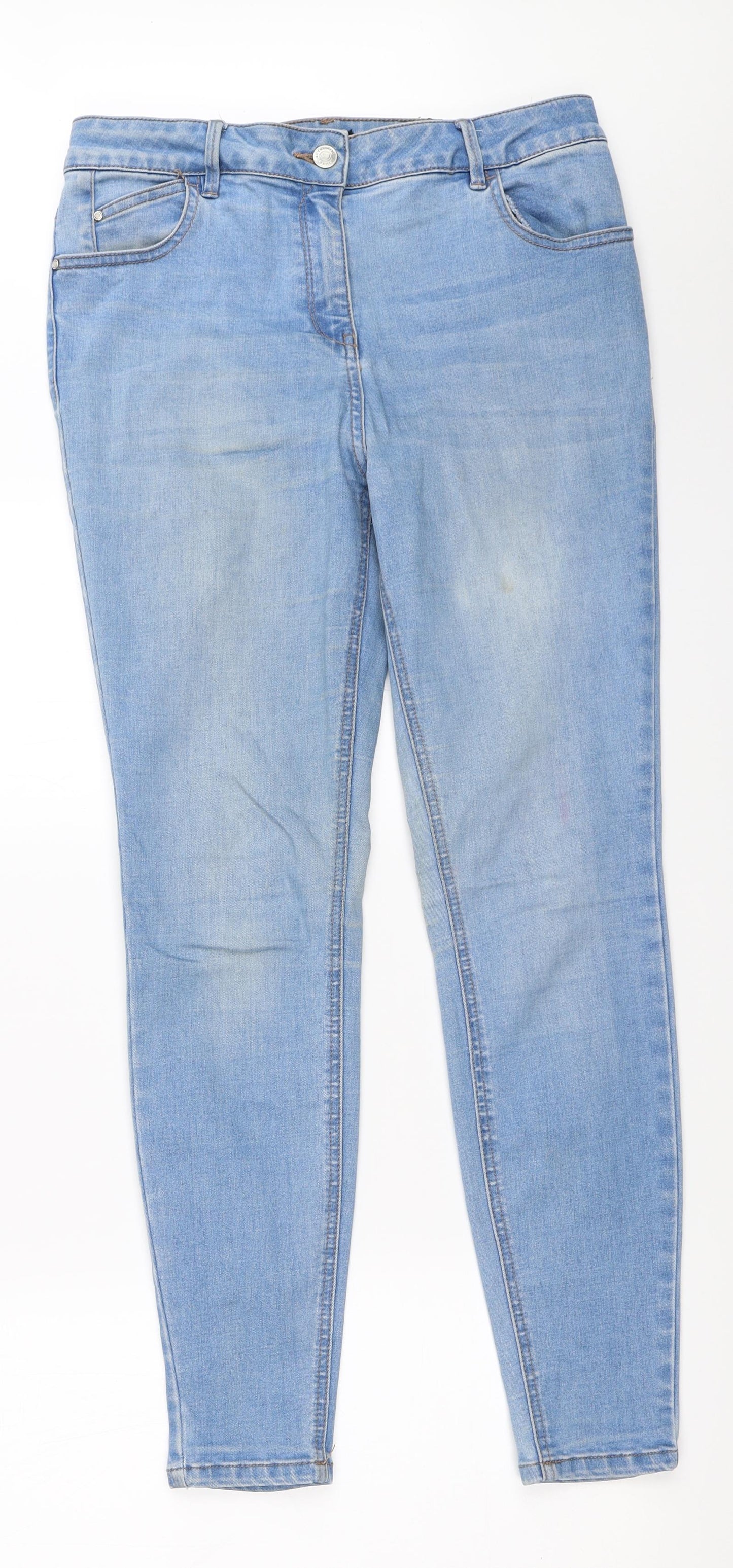 Matalan Womens Blue   Skinny Jeans Size 12 L28 in