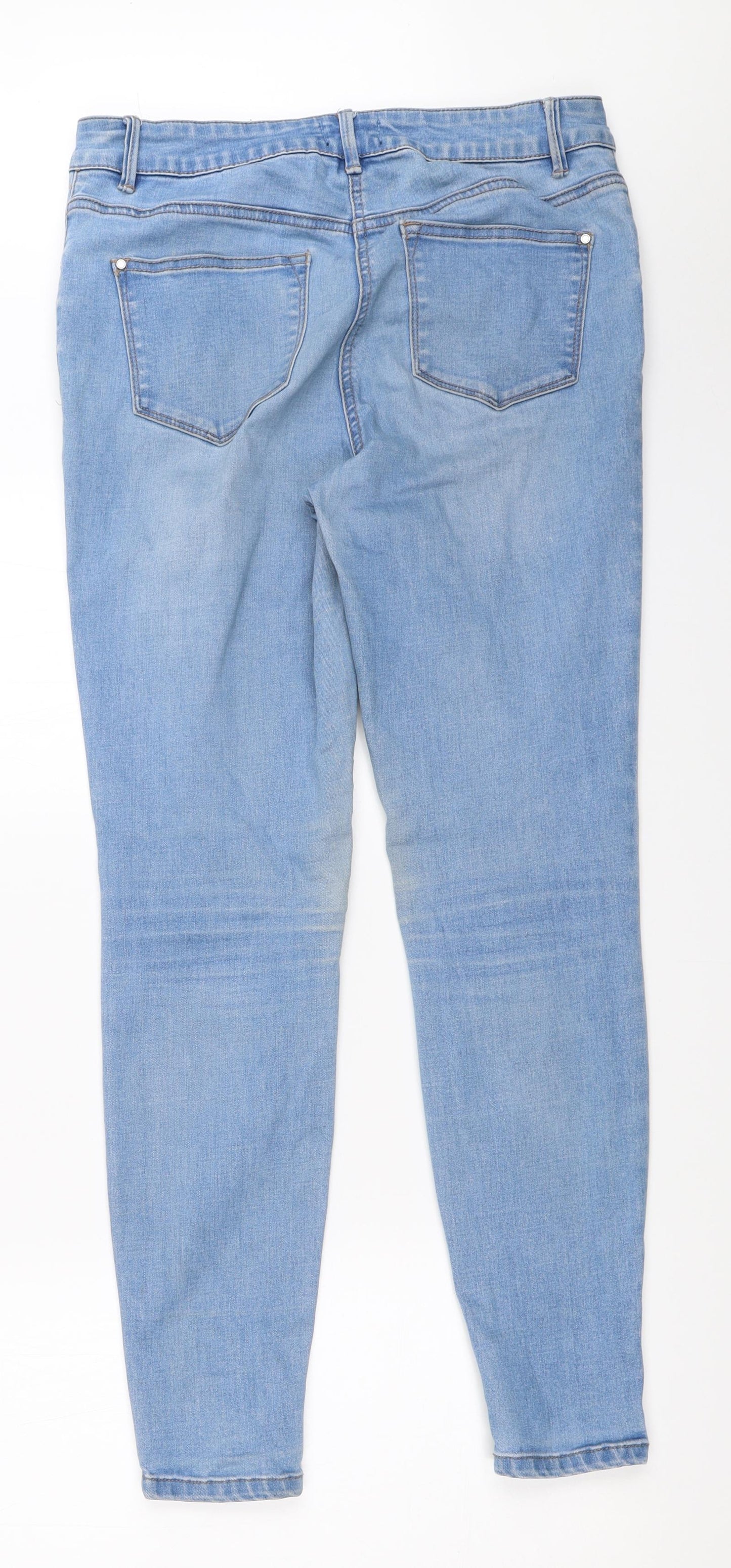 Matalan Womens Blue   Skinny Jeans Size 12 L28 in
