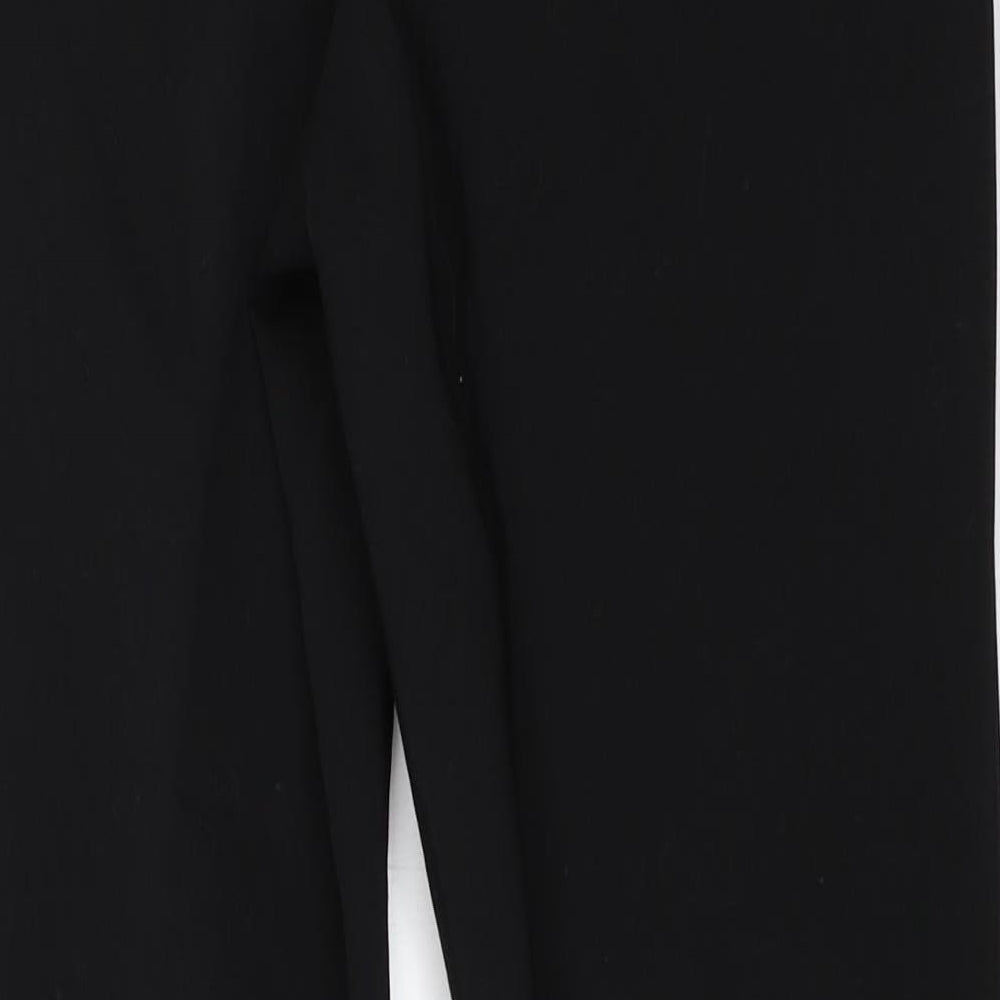 H&M Womens Black   Capri Trousers Size 10 L28 in