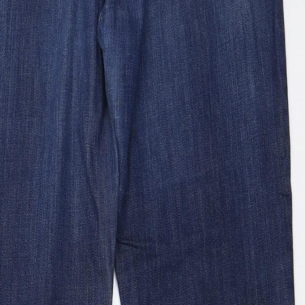 Marks and Spencer Womens Blue   Straight Jeans Size 12 L30.5 in