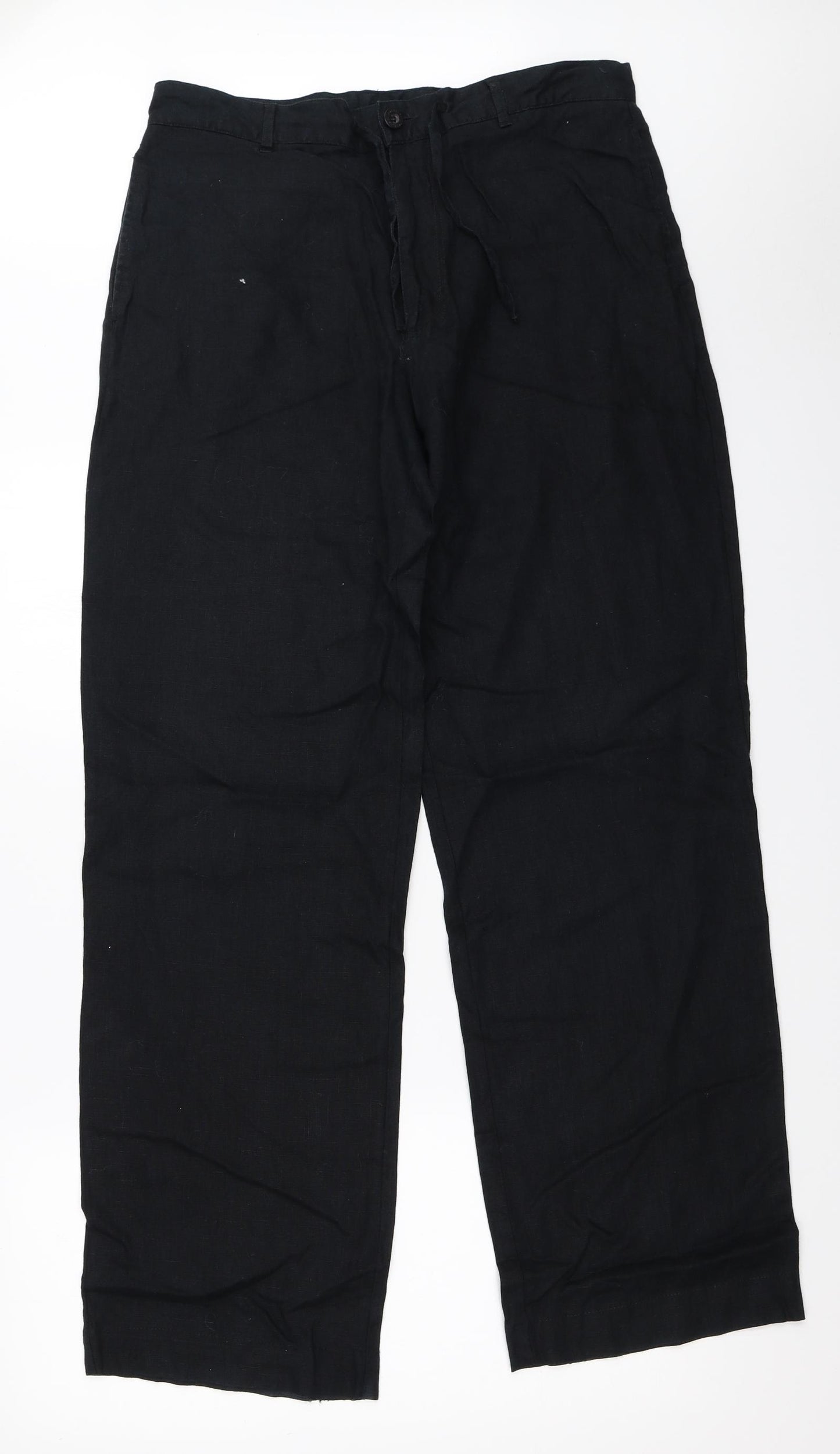 Easy Mens Black   Trousers  Size 34 in L32 in