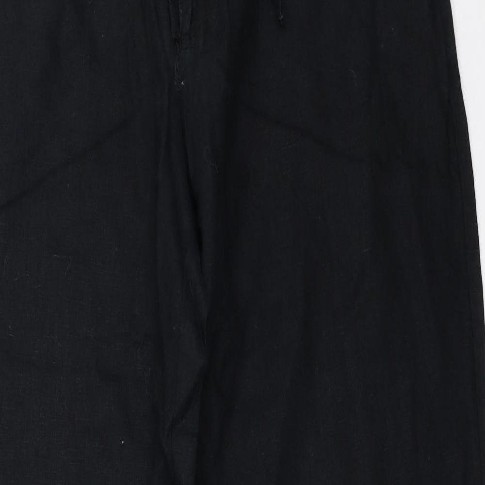 Easy Mens Black   Trousers  Size 34 in L32 in