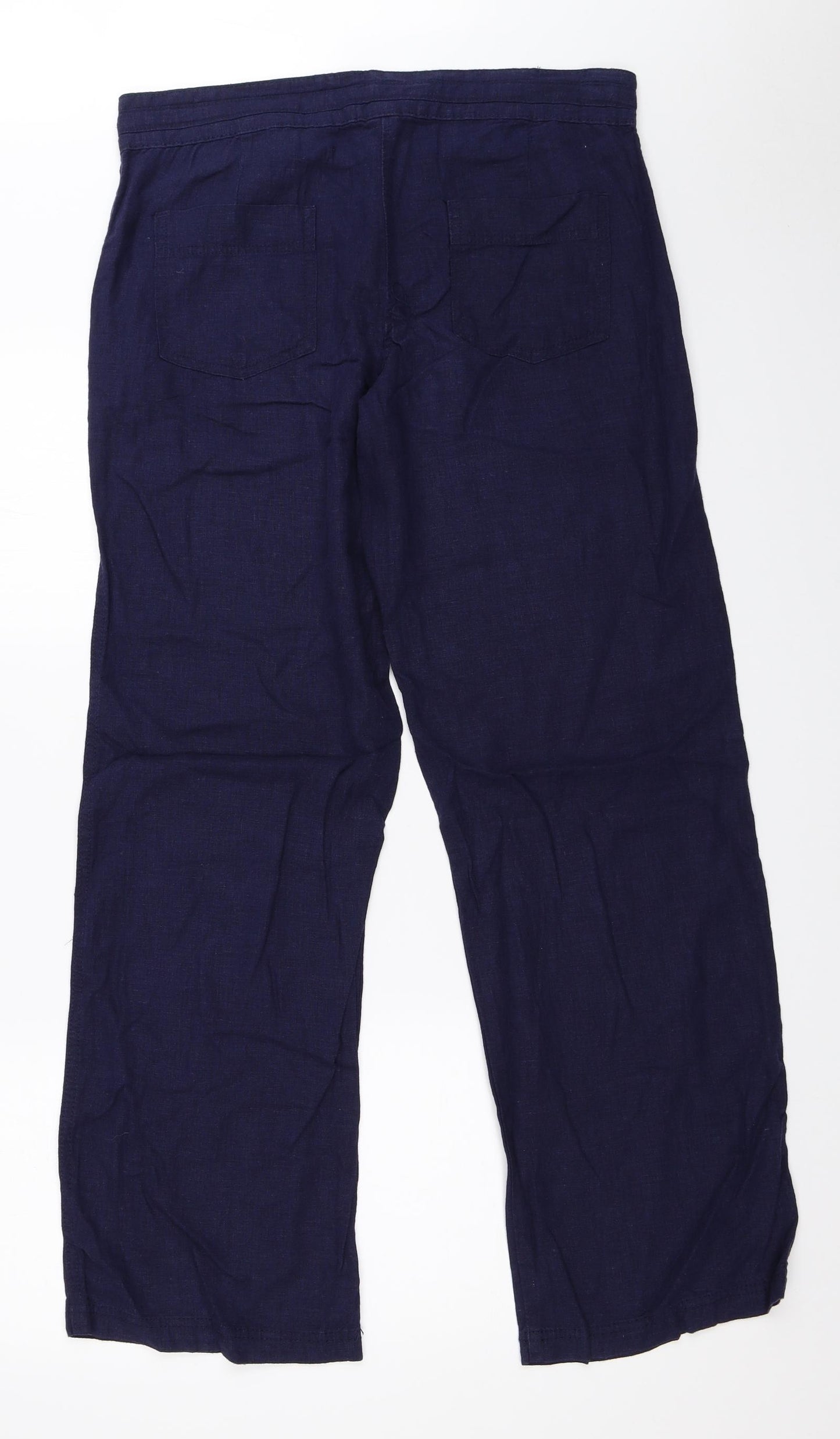 NEXT Womens Blue   Trousers  Size 10 L31 in