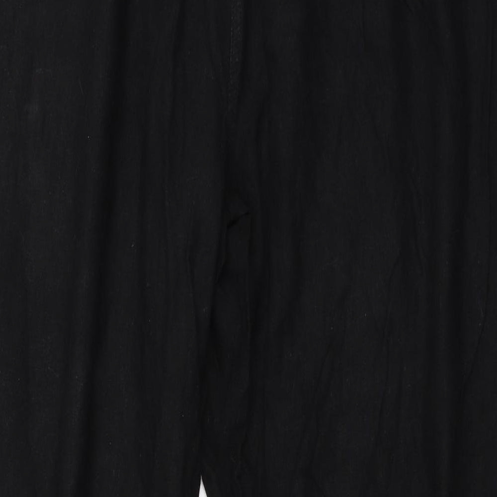 BM Womens Black   Trousers  Size 18 L28 in